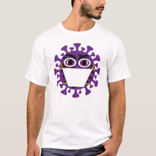 Camiseta máscara de covid