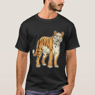 Camiseta Máscara de cráneo de tigre