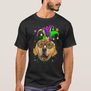 Camiseta Máscara de cuentas de perro Retriever dorado diver