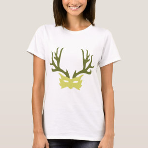 Camiseta Máscara de cuernos de dios