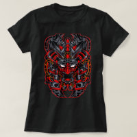 Máscara de Cyber Oni Samurai
