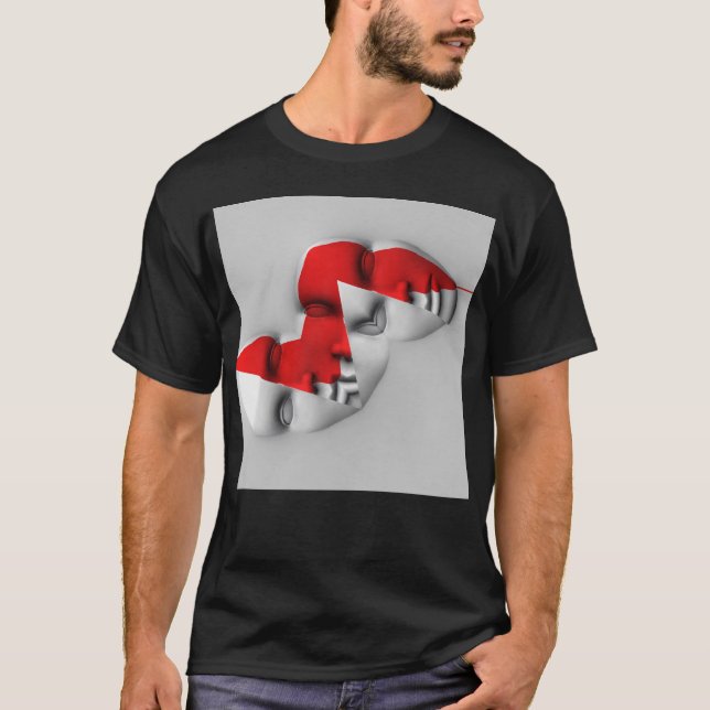Camiseta Máscara de doble cara (Anverso)