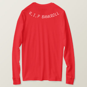 Camiseta Máscara de esquí roja/camiseta fresca del Bankroll