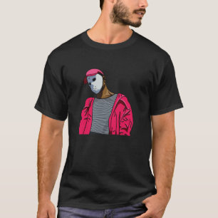 Camiseta máscara de esquiar el dios de la depresión