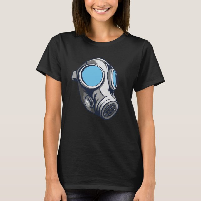 Camiseta Máscara de gas (Anverso)