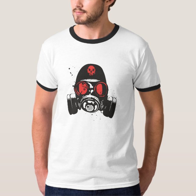 Camiseta Máscara de gas (Anverso)