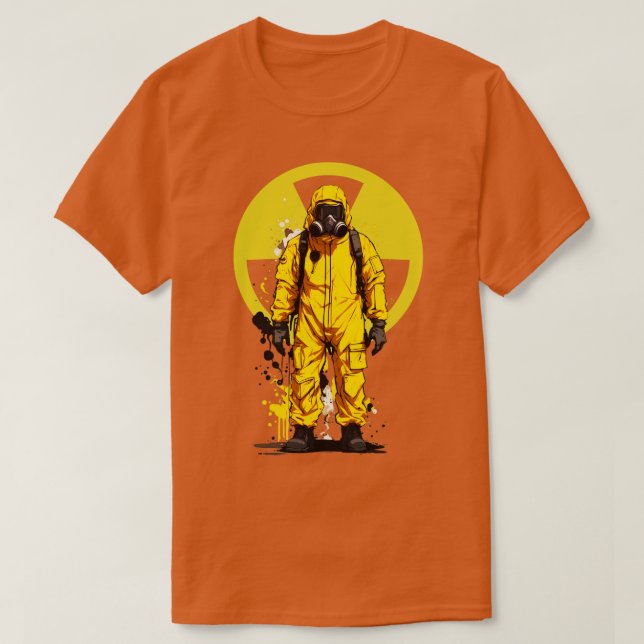 Camiseta Máscara de gas de malla 1 (Diseño del anverso)
