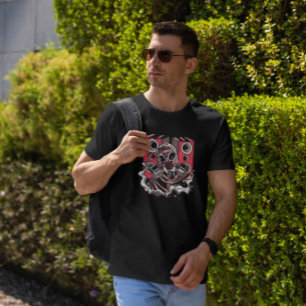 Camiseta Máscara De Gas Y Altavoces