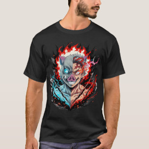 Camiseta Máscara de guerrero medio demonio: estilo anime de