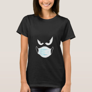 Camiseta Mascara De Halloween Femenina Con Truco O Tratamie