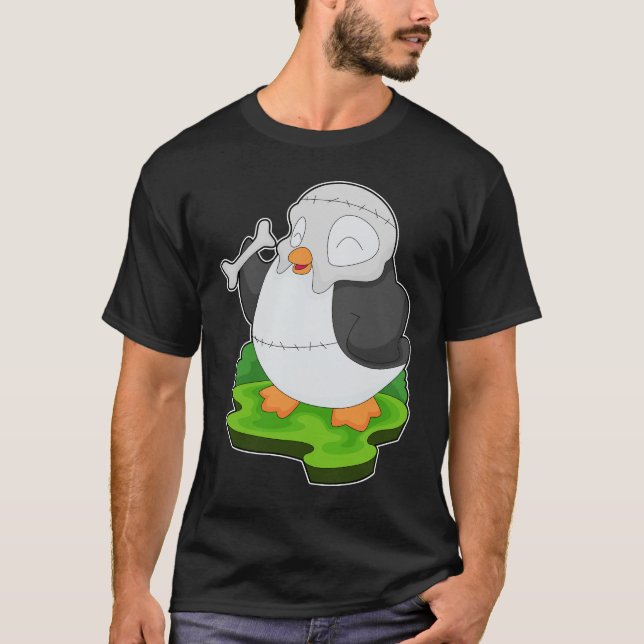 Camiseta Máscara de Halloween pingüino (Anverso)