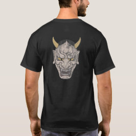 Camiseta Mascara de Hannya japonesa - Estilo de desgaste