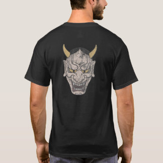 Camiseta Mascara de Hannya japonesa - Estilo de desgaste