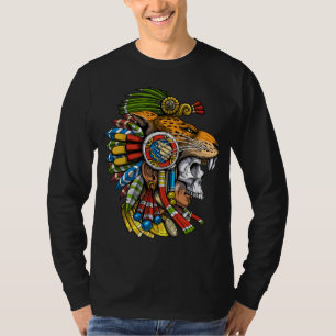 Camiseta Máscara de Jaguar azteca