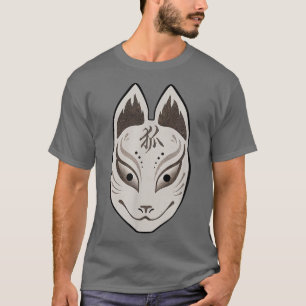 Camiseta Máscara de Kitsune japonesa para el espíritu