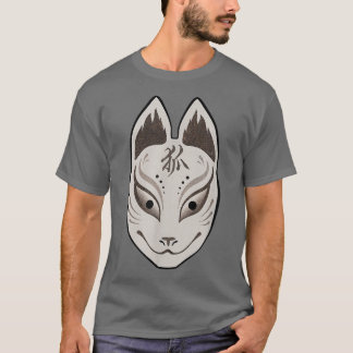 Camiseta Máscara de Kitsune japonesa para el espíritu