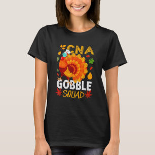 Camiseta Máscara de la escuadra de Cna Gobble Pavo Enfermer