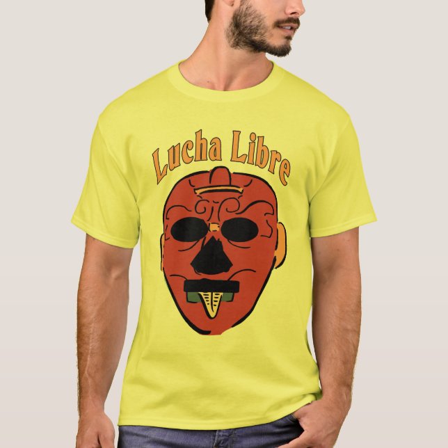 Camiseta Máscara de lucha libre (Anverso)