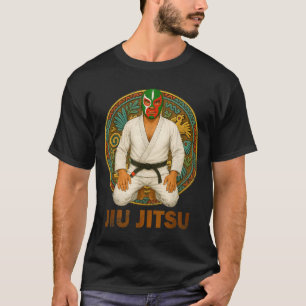Camiseta Máscara de Lucha Libre de Jiu Jitsu de estilo vint