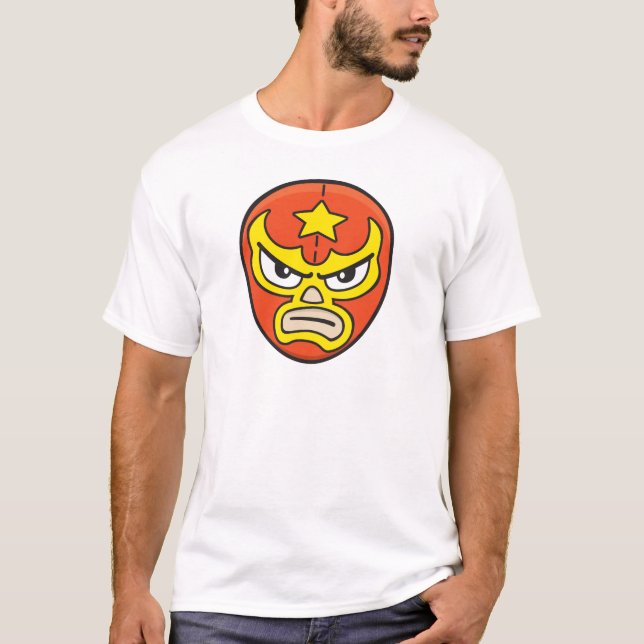 Camiseta Máscara de Luchador 2 (Anverso)