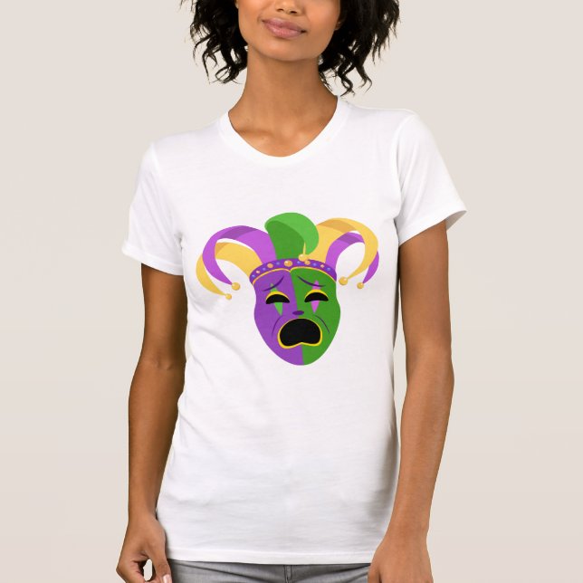 Camiseta Máscara de Mardis Gras (Anverso)