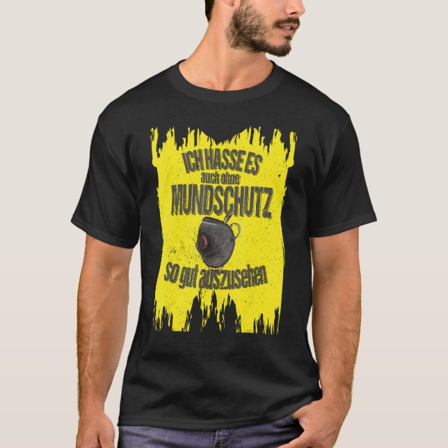 Camiseta Máscara De Máscara De Máscara De La Boca De La Gua (Anverso)