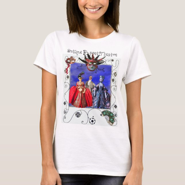 CAMISETA MÁSCARA DE MASQUERADA DE ANTIGÜEDADES ITALIANAS,JE (Anverso)