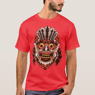 Camiseta Máscara de Monstruo de Bali Barong