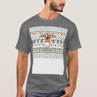 Camiseta Máscara de Navidades Corgi Lover