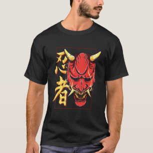 Camiseta Mascara de Oni Hannya Shinobi