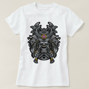 Camiseta Máscara de Oni Samurai