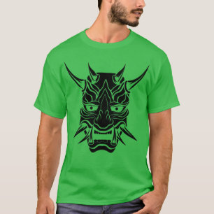Camiseta Máscara de Oni Yokai Máscara de Demon