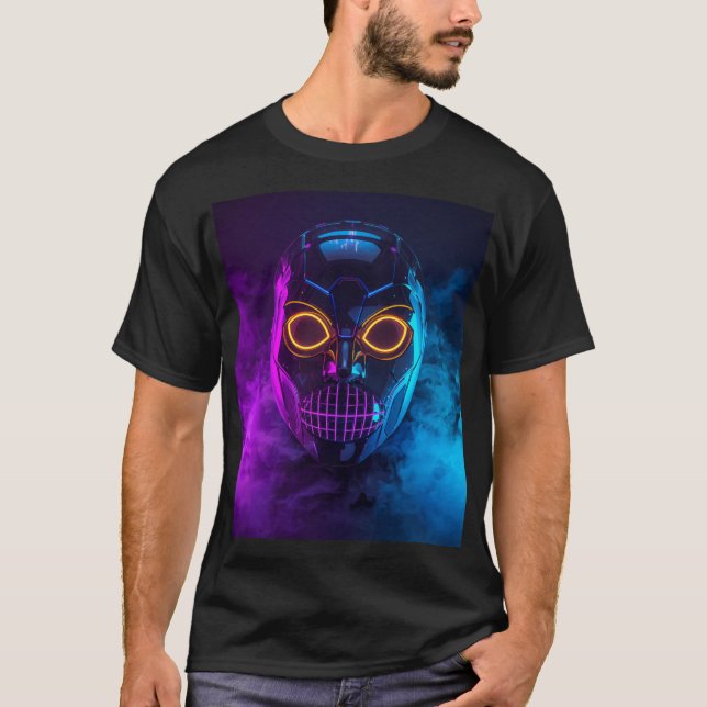Camiseta Máscara de Orgullo Cibernético (Anverso)