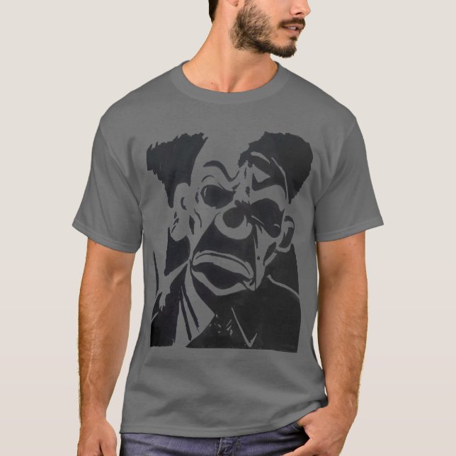 Camiseta Mascara de palhaço (Anverso)