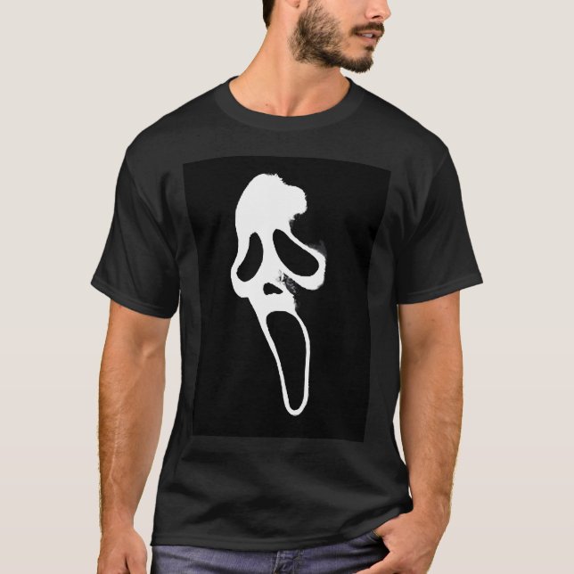 Camiseta Máscara de película de terror (Anverso)