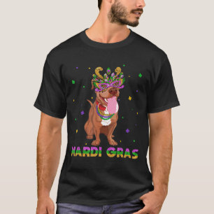 Camiseta Máscara De Pitbull Mardi Gras