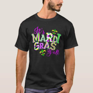 Camiseta Máscara de plumas es el Mardi Gras Y'all New Orlea