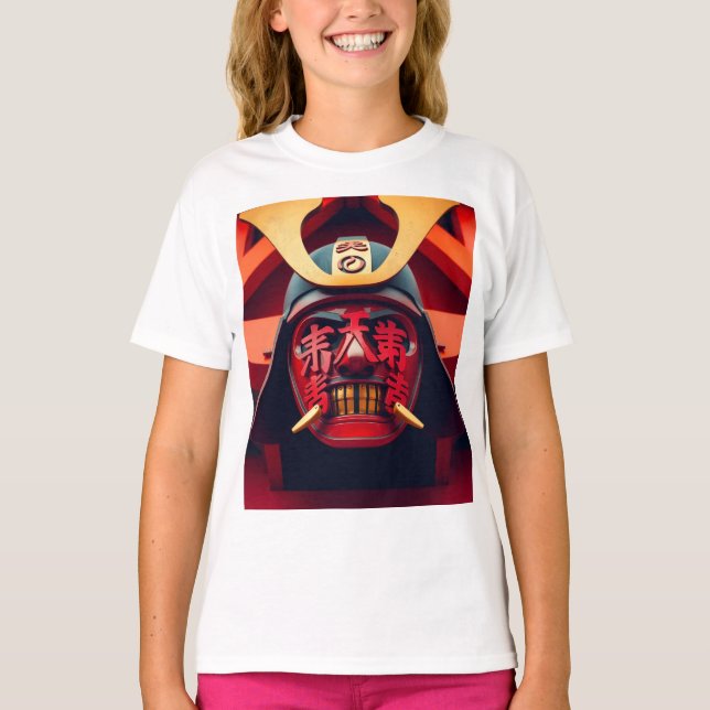 Camiseta Máscara de samurái (Anverso)