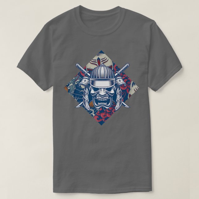 Camiseta Mascara de Samurai: Artes marciales japonesas de c (Diseño del anverso)