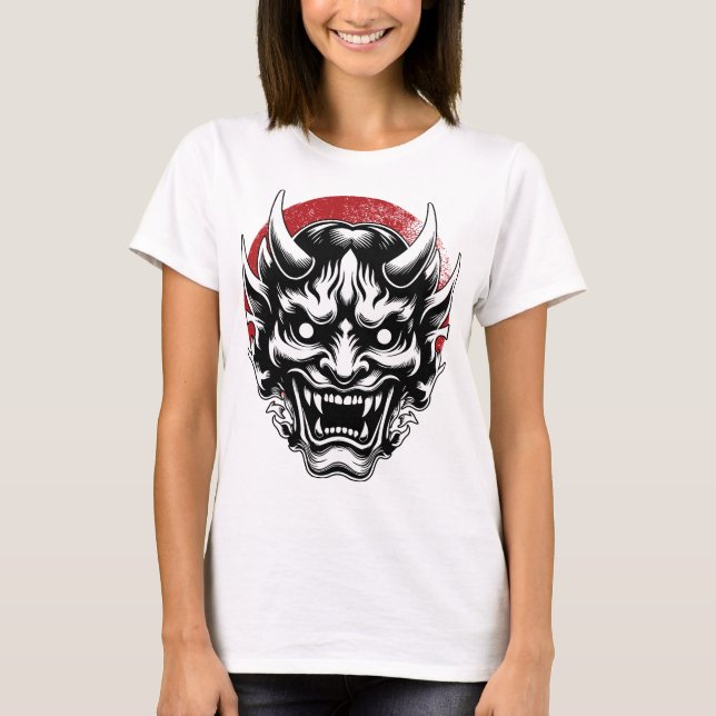 Camiseta máscara de samurai- japan  (Anverso)