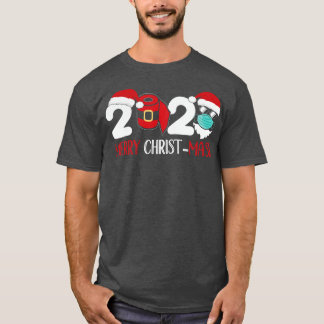 Camiseta Máscara de Santa Face 2020 de los Navidades de Mer