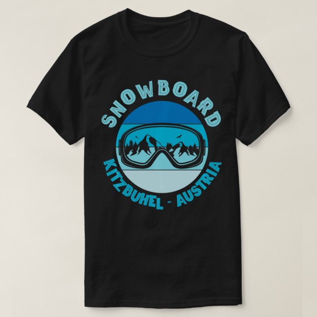 Camiseta Máscara de Snowboard Kitzbuhel Austria (Diseño del anverso)