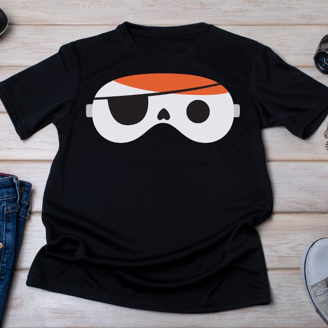 Camiseta Máscara de sueño Pirata lúdica (Subido por el creador)