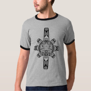 Camiseta Máscara de Sun del Haida, gris