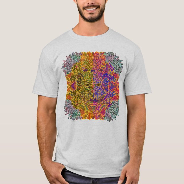 Camiseta Máscara de Sunburst (Anverso)