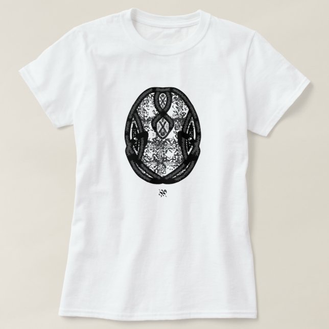 Camiseta Máscara de superhéroe (Diseño del anverso)