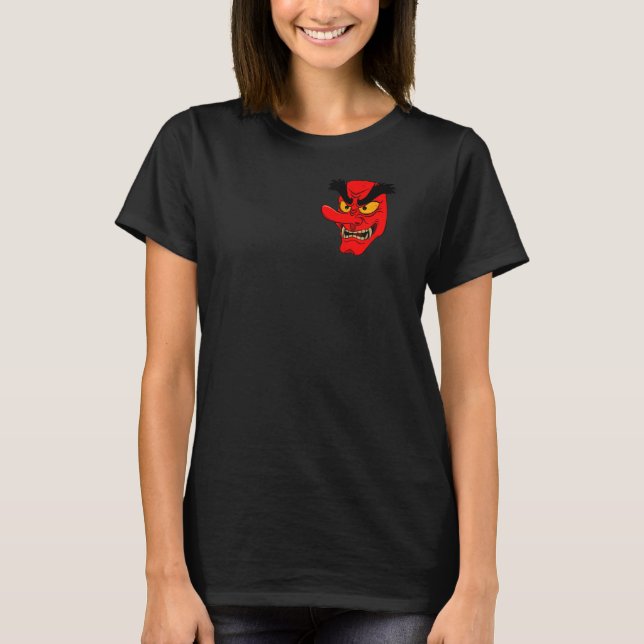 Camiseta Máscara de Tengu japonesa (Anverso)