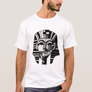 Camiseta Máscara de Tutankamon poligonal