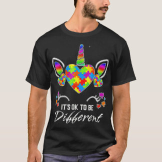 Camiseta Mascara de Unicornio de Conciencia del Autismo Est