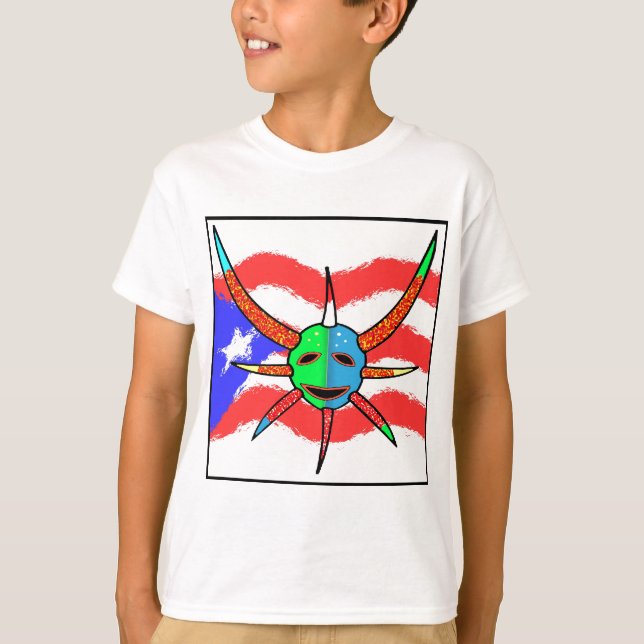 Camiseta máscara de vejigante (Anverso)